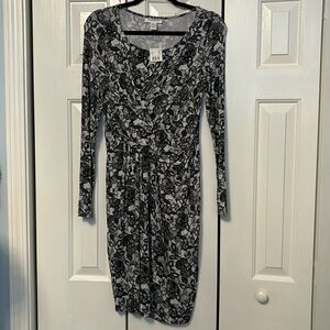 Motherhood Maternity long sleeve dress Small midi length